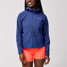 Brooks Canopy Jacket Women's Running Apparel Midnight, Size XL