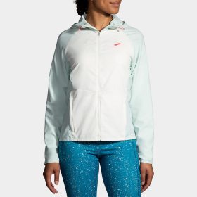 Brooks Canopy Jacket Women's Running Apparel Mint Mix, Size XL