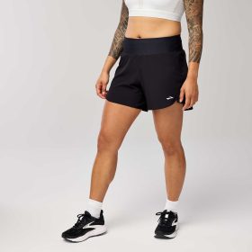 Brooks Chaser 5" Short 2.0 Women's Running Apparel Black, Size Medium