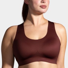 Brooks Dare Crossback 2.0 Run Bra Women's Bras Run Raisin/Copper, Size 38 C/D Cup