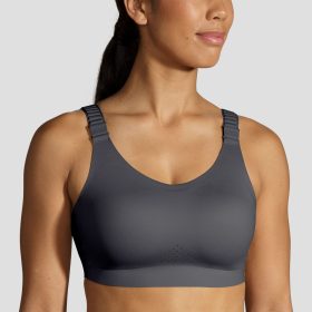 Brooks Dare Scoopback 2.0 Run Bra Women's Bras Asphalt, Size 40 A/B Cup