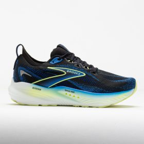 Brooks Glycerin 22 Men's Running Shoes Black/Cobalt/Neo Yellow Size 9.5 Width D - Medium