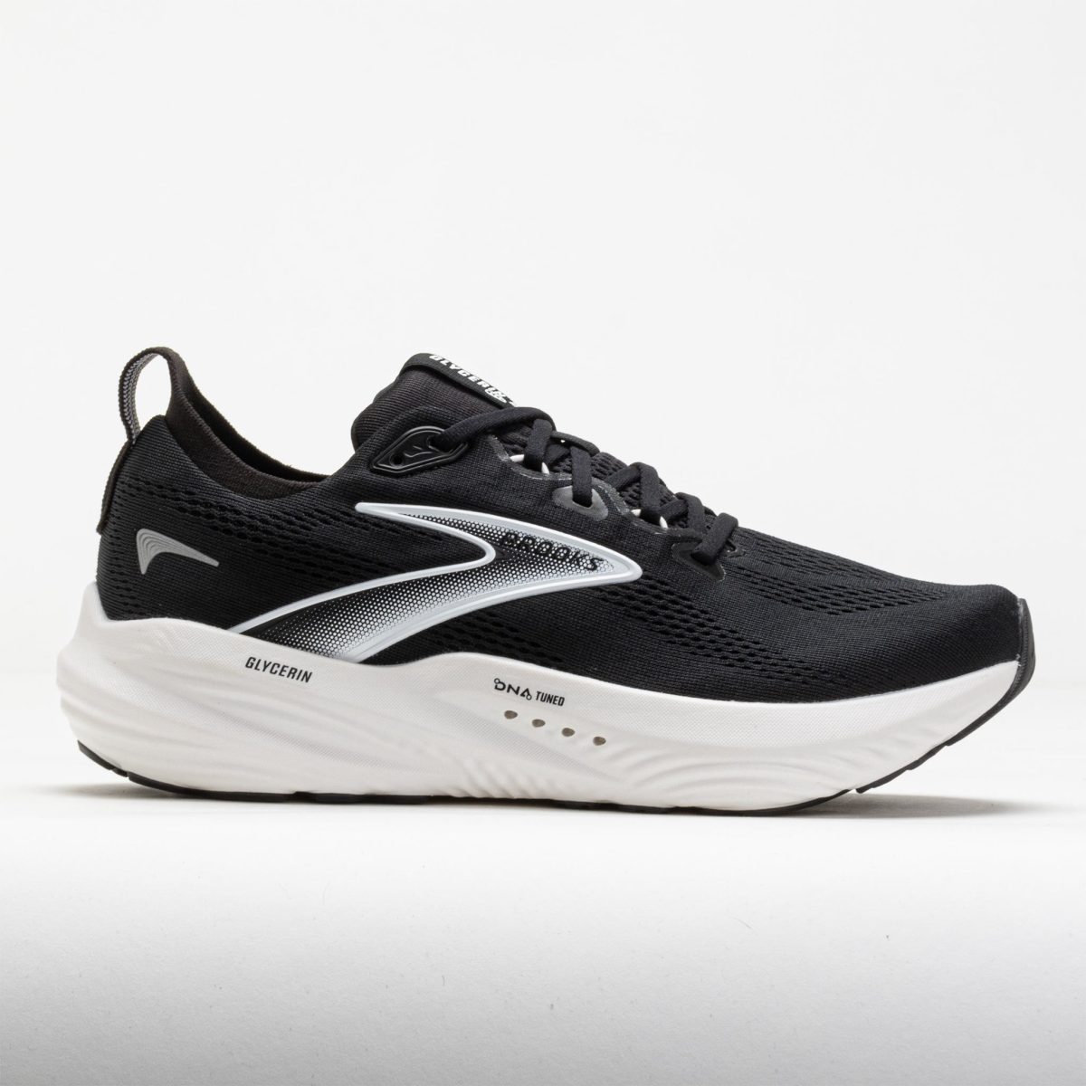Brooks Glycerin 22 Men's Running Shoes Black/Grey/White Size 9.5 Width EE - Wide