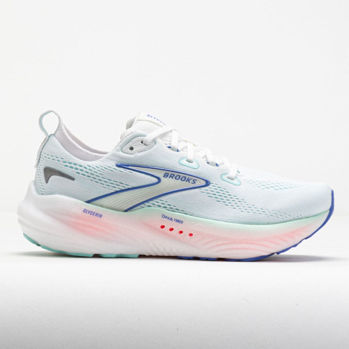 Brooks Glycerin 22 Women's Running Shoes White/Limpet Shell/Amparo Blue Size 11 Width B - Medium