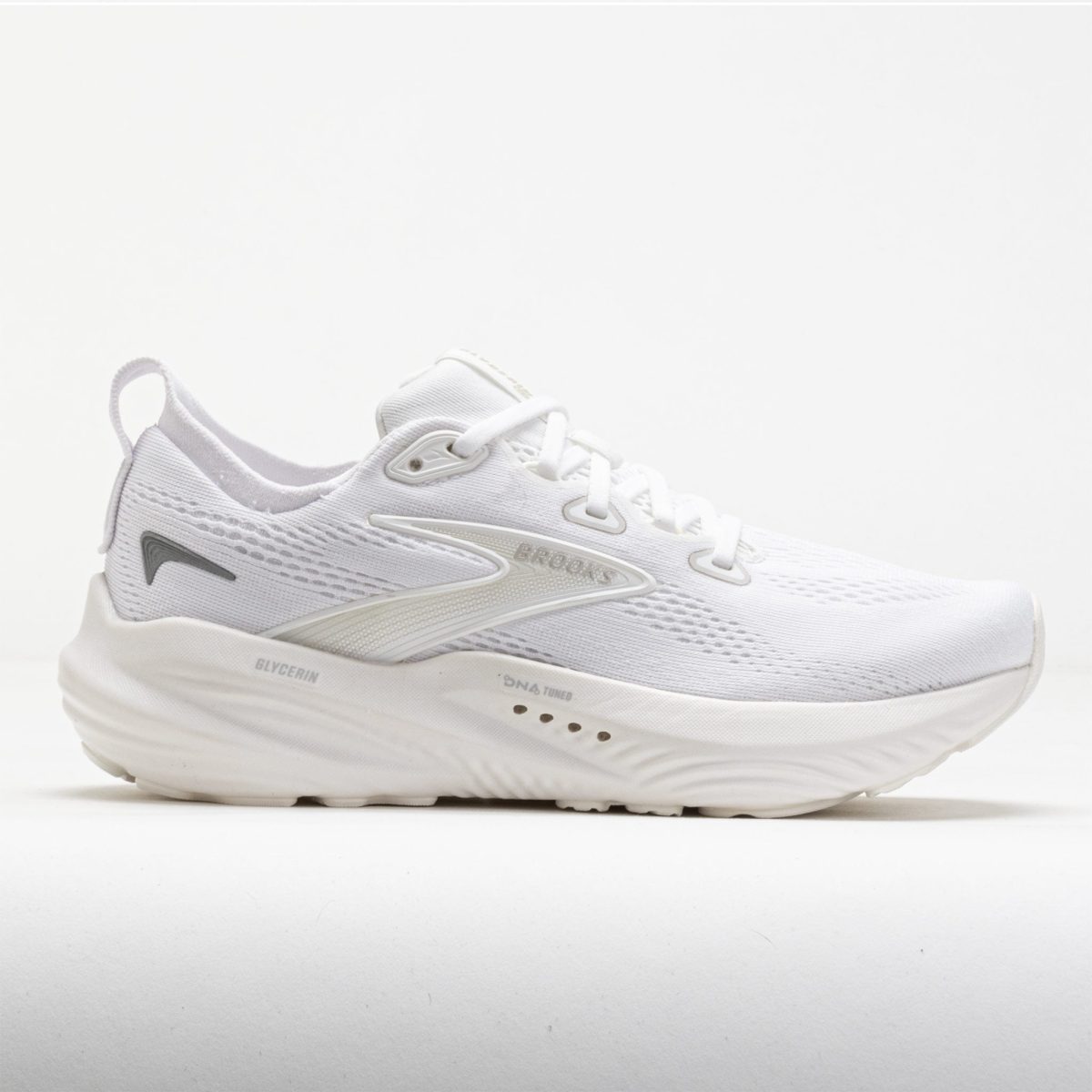 Brooks Glycerin 22 Women's Running Shoes White/White/Grey Size 10.5 Width B - Medium