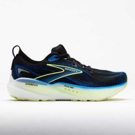 Brooks Glycerin GTS 22 Men's Running Shoes Black/Cobalt/Neo Yellow Size 13 Width D - Medium