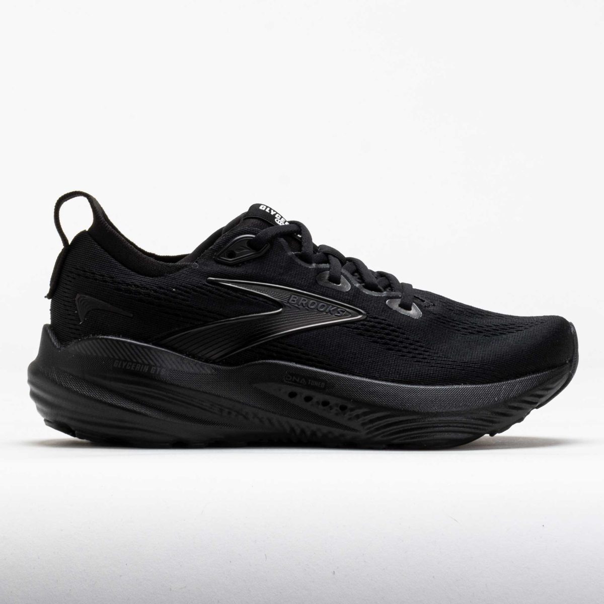 Brooks Glycerin GTS 22 Women's Running Shoes Black/Black/Ebony Size 9.5 Width B - Medium