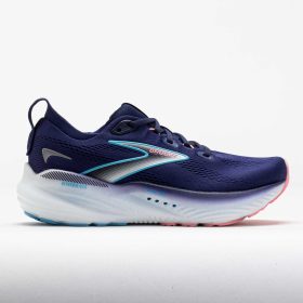 Brooks Glycerin GTS 22 Women's Running Shoes Blue Ribbon/Peacoat/Dianthus Size 9 Width EE - Extra Wide