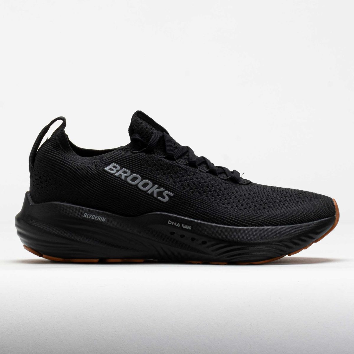 Brooks Glycerin Stealthfit 22 Men's Running Shoes Black/Black Size 10.5 Width D - Medium