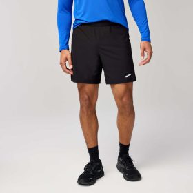 Brooks Journey 7" 2-in-1 Short Men's Running Apparel Black, Size XXL