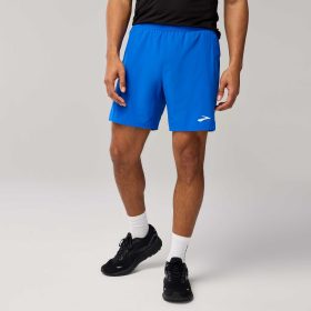 Brooks Journey 7" 2-in-1 Short Men's Running Apparel Neo Blue, Size XL