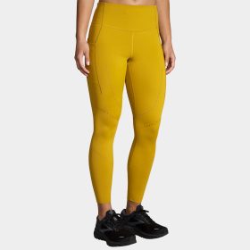 Brooks Method 7/8 Tight Women's Running Apparel Golden Hour, Size XXL