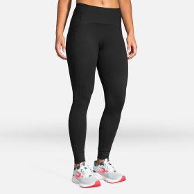 Brooks Momentum Thermal Tight Women's Running Apparel Black, Size XXL