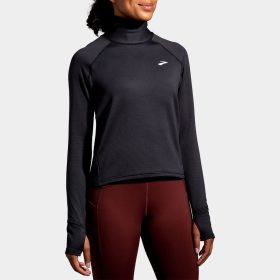 Brooks Notch Thermal Long Sleeve 2.0 Women's Running Apparel Black, Size XL