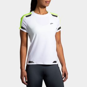 Brooks Run Visible Short Sleeve Women's Running Apparel Size XL