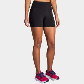 Brooks Spark 5" Short Tight Women's Running Apparel Black, Size XL
