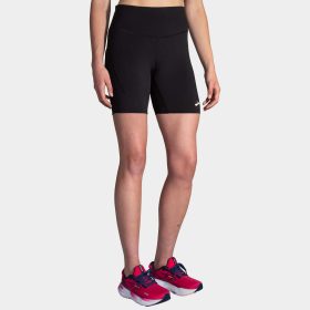Brooks Spark 8" Short Tight Women's Running Apparel Black, Size XL