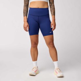 Brooks Spark 8" Short Tight Women's Running Apparel Midnight, Size XL