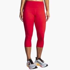 Brooks Spark Capri Women's Running Apparel Salsa, Size XL