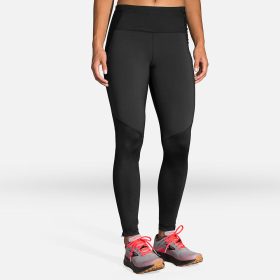 Brooks Switch Hybrid Tight Women's Running Apparel Black, Size XS