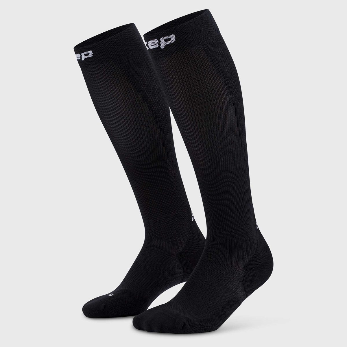 CEP The Core Run Socks 5.0 Men's Compression Gear Black, Size 5