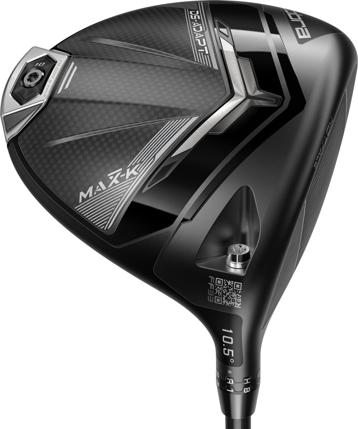 COBRA DS-ADAPT MAX-K Driver 2025 - RIGHT - DENALI BLK 60 S - 10.5 - Golf Clubs