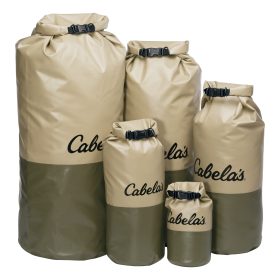 Cabela's Boundary Waters Roll-Top Dry Bag - Tan - 57L