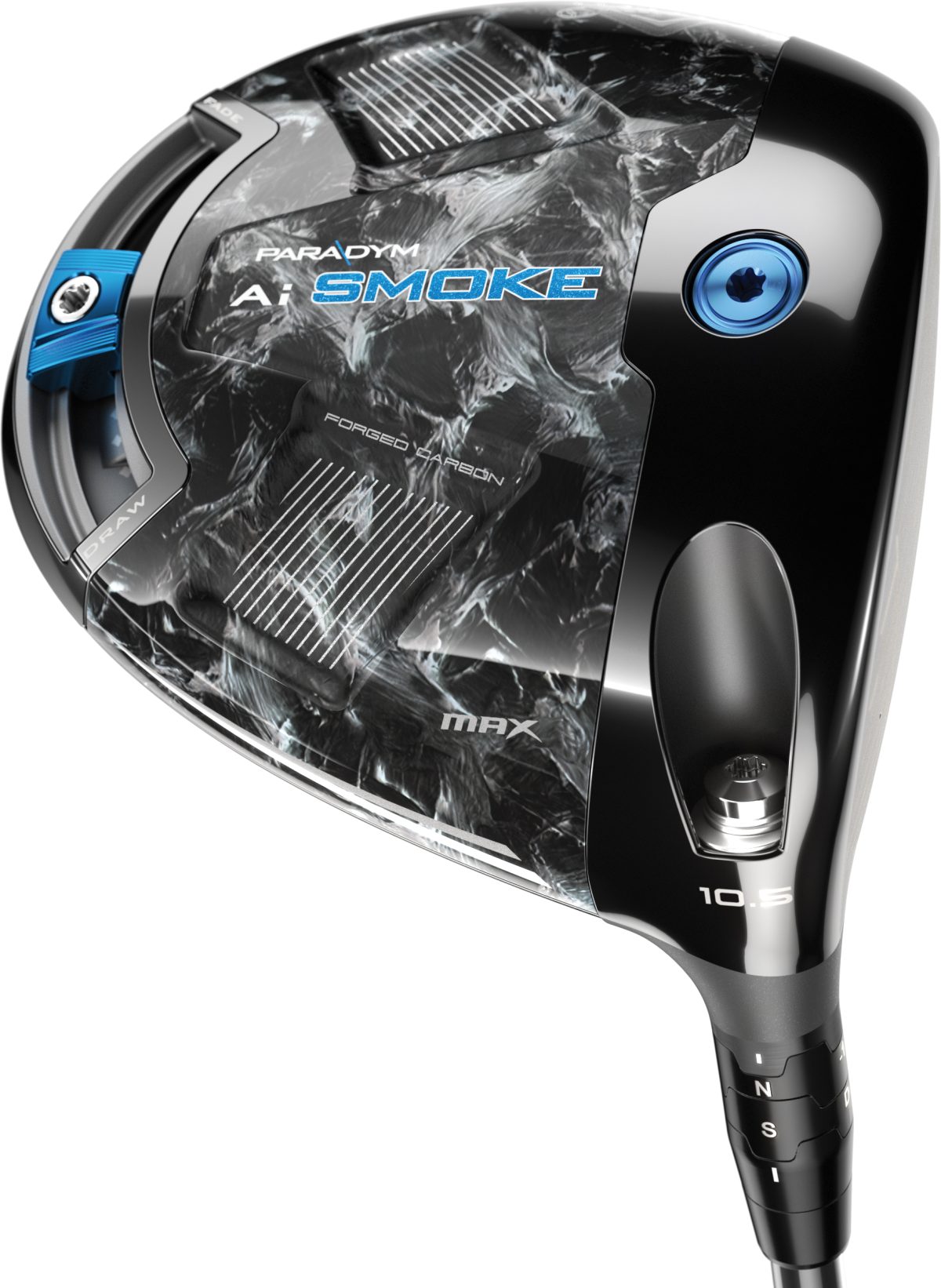 Callaway Paradym Ai Smoke MAX Driver - ON SALE - RIGHT - TEN BLU AV 55S - 12.0 - Golf Clubs