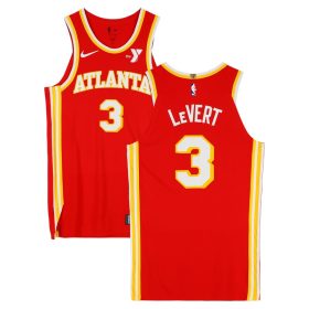 Caris LeVert Atlanta Hawks Game-Used #3 Red Nike Jersey vs. Los Angeles Clippers on March 14, 2025 - Size 48+4
