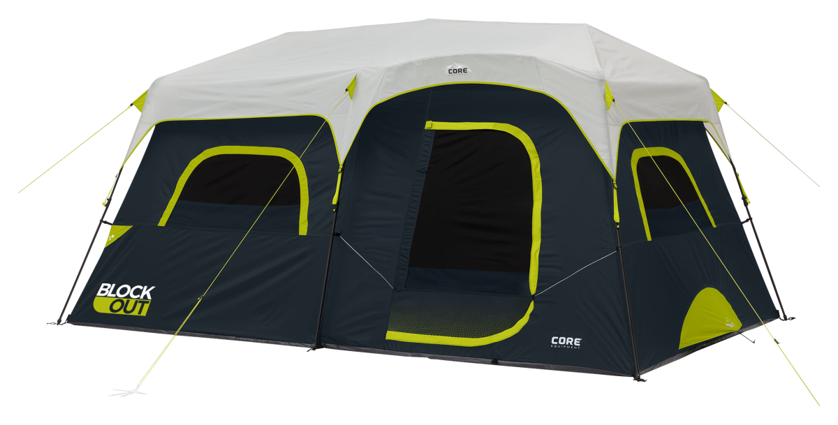 Core Equipment 9-Person Instant Cabin Blockout Tent