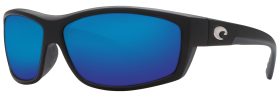Costa Del Mar Saltbreak 580G Glass Polarized Sunglasses - Matte Black/Blue Mirror - Large