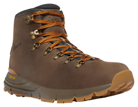Danner Mountain 600 Leaf GTX Waterproof Hiking Boots for Men - Brown/Ginger - 8M