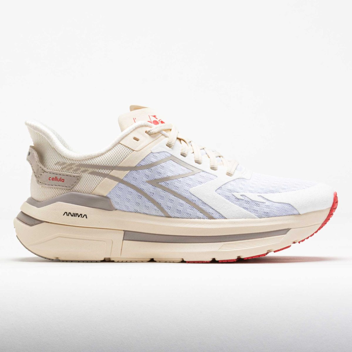 Diadora Cellula Women's Running Shoes White/Whisper White/Chateau Grey Size 9.5 Width B - Medium