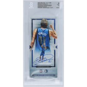 Dirk Nowitzki Dallas Mavericks Jersey Retirement Ceremony Commemorative Ticket Beckett Fanatics Witnessed Authenticated 6/10 Ticket from January 5, 2022