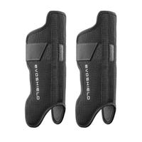 EvoShield Pro-SRZ Gel-to-Shell Intermediate/Fastpitch Lower Leg Guards in Black