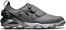 FootJoy Tour Alpha BOA Golf Shoes - Grey/Charcoal/Orange - 11.5 - M