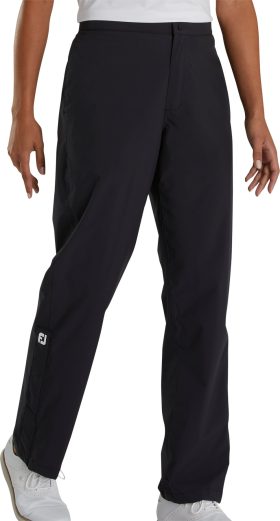 FootJoy Womens Hydrolite Golf Rain Pants - Black - Black, Size: Medium