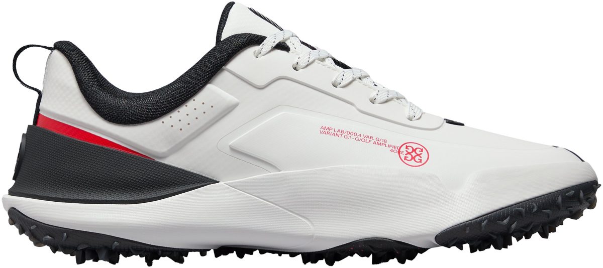 G/FORE G/18 Golf Shoes - Snow/Onyx - 12 - MEDIUM
