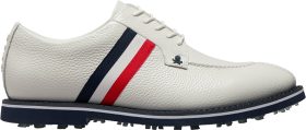 G/FORE Gallivanter Split Toe Grosgrain Leather Golf Shoes - Snow - 13 - MEDIUM