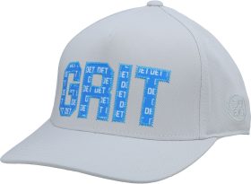 G/FORE Limited Edition Detroit Lions Grit Stretch Twill Snapback Men's Golf Hat - Nimbus - Grey