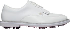 G/FORE Limited Release Derby G/LOCK Tux Leather Golf Shoes - Snow/Nimbus - 10.5 - MEDIUM