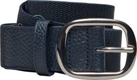 G/FORE Limited Release Embroidered Icon Leather Men's Golf Belt - Blue, Size: 34