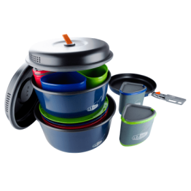 GSI Outdoors Bugaboo 23-Piece Ceramic Camper Cook Set