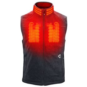 Gerbing 7V Thermite Fleece Heated Vest 2.0 for Men - Grey - S