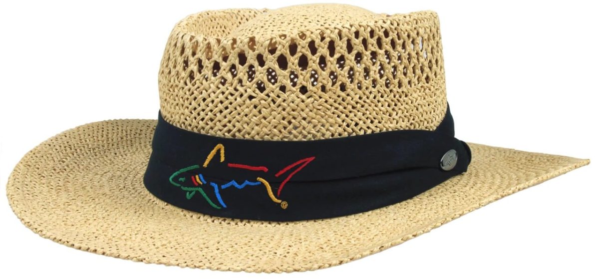 Greg Norman Signature Straw Men's Golf Hat - , Size: One Size
