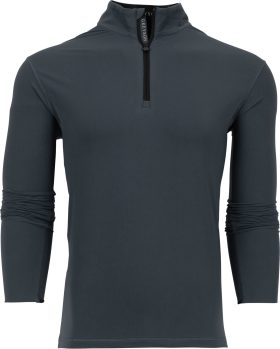 Greyson Tate Mockneck Quarter-Zip Men's Golf Pullover - Grey, Size: Small