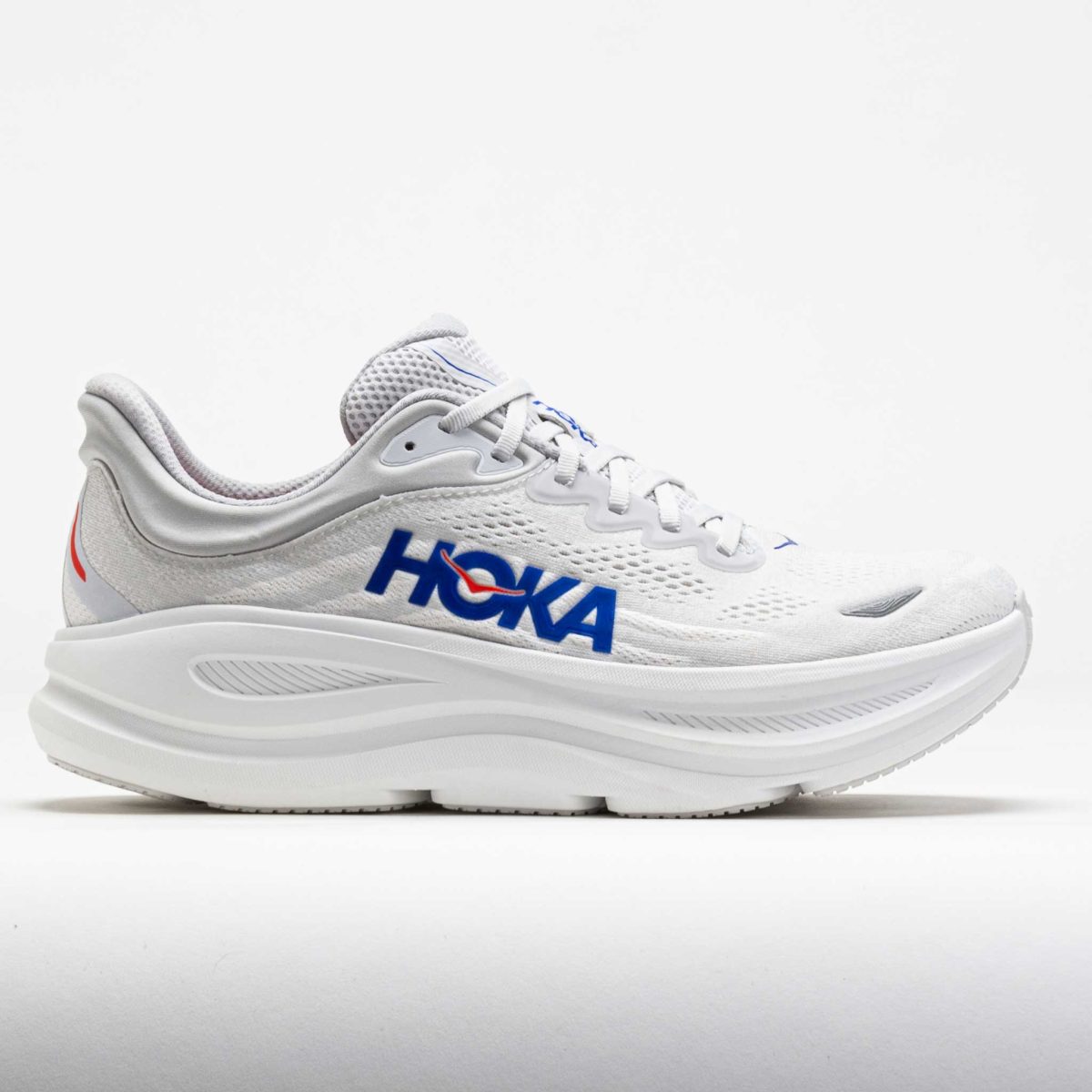 HOKA Bondi 9 Men's Running Shoes Cosmic Grey/Ultramarine Size 9 Width EE - Wide