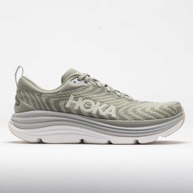 HOKA Gaviota 5 Men's Running Shoes Barely/Oat Milk Size 9.5 Width D - Medium