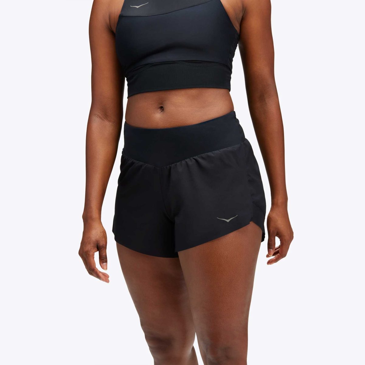 HOKA Glide 4" Short Women's Running Apparel Black, Size XS