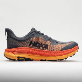 HOKA Mafate Speed 4 Men's Trail Running Shoes Castlerock/Black Size 9 Width D - Medium
